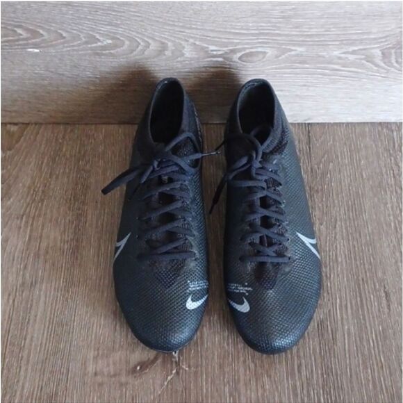 NEW Nike Mercurial Vapor 13 Pro FG Black Soccer Cleats AT7901-001 Men's Size 6.5 - Picture 3 of 12